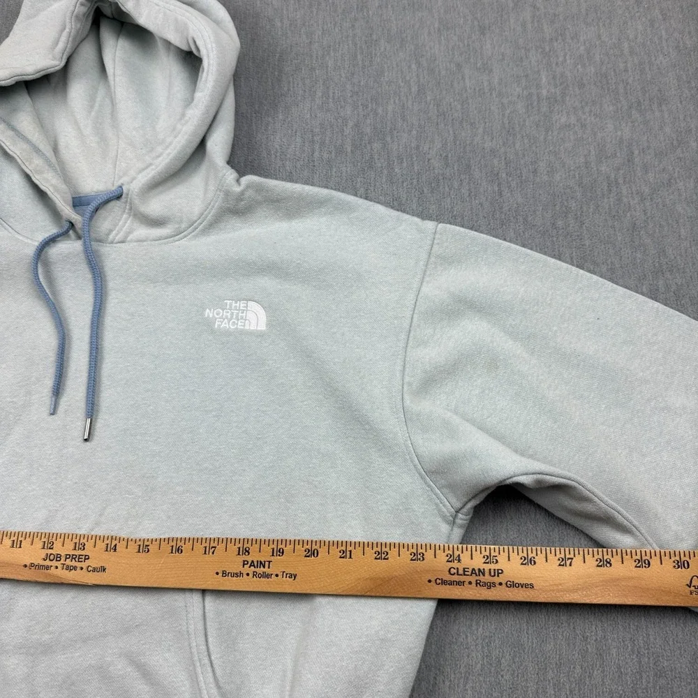 The North Face Hoodie Mens‎ Medium Light Blue Simple Dome Pullover Sweatshirt